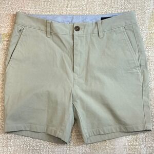 Bonobos Slim Fit 5 Inch Inseam Chino Shorts Khaki Men Size 30 Liner